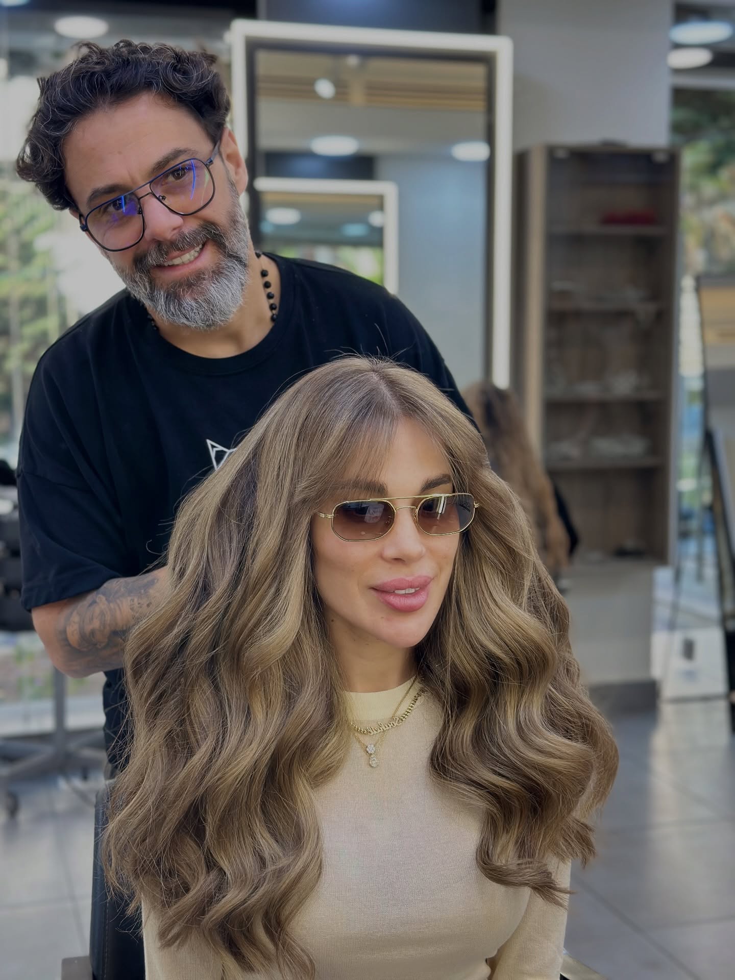 Salon work by Marwan Khaddaj